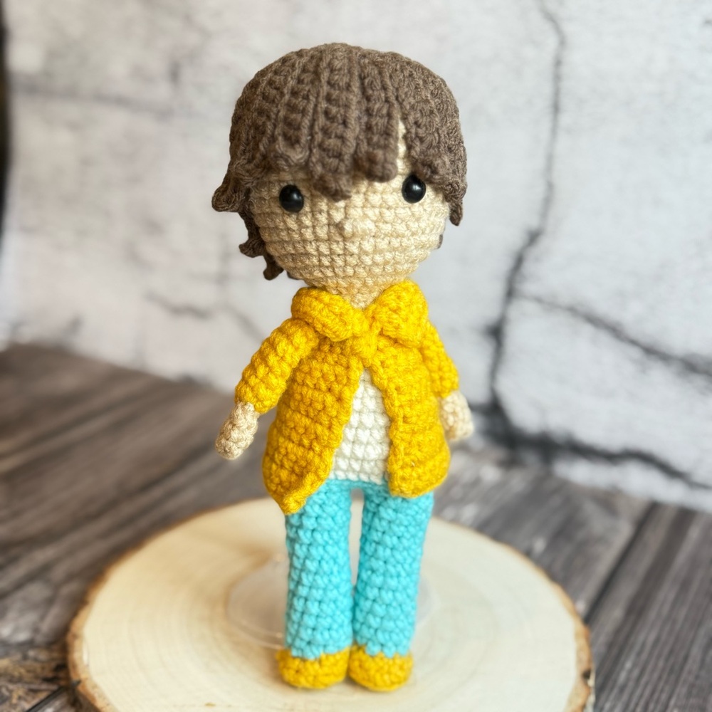 BTS Jin Butter Handmade Crochet Amigurumi Doll  10”